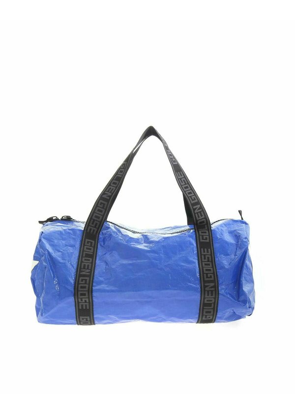 GOLDEN GOOSE: Borse da viaggio online - Borsone Star Gold blu