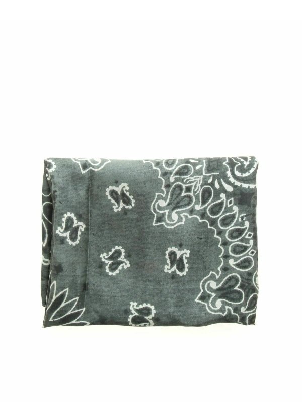 GOLDEN GOOSE: scarves online - Green foulard