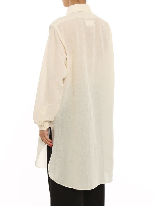 シャツ - クリーム shop online: Maison Margiela