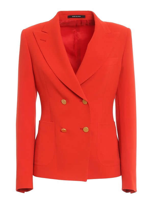 TAGLIATORE: ブレザー - ブレザー - 赤