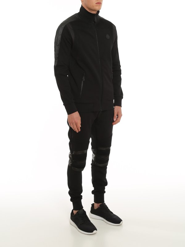 PHILIPP PLEIN buy online Faux leather insert tracksuits