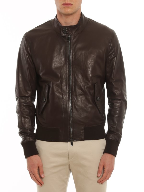 iKRIX TAGLIATORE: leather jacket - Lambskin jacket