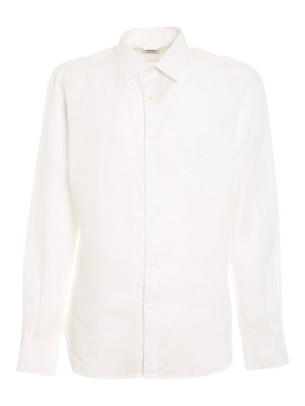 ASPESI: Hemden - Hemd - Weiß