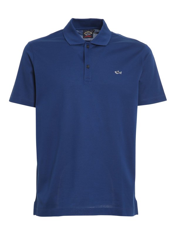 PAUL & SHARK: polo - Polo con patch logo