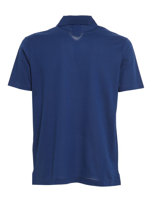 PAUL & SHARK: polo online - Polo con patch logo