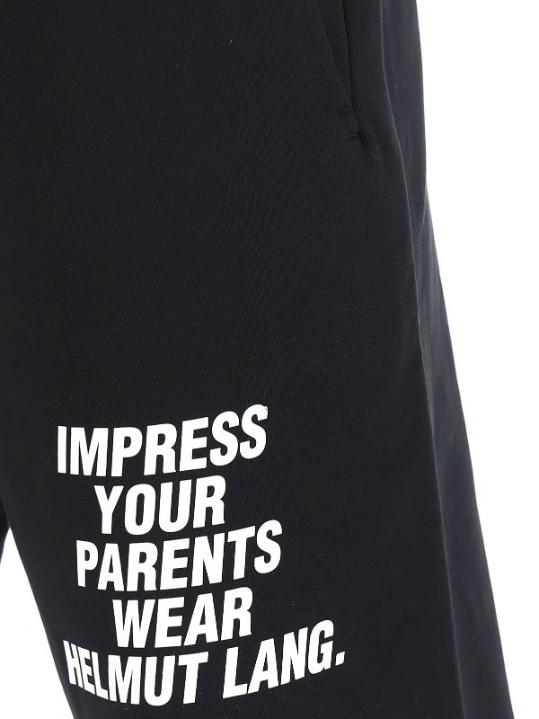 iKRIX HELMUT LANG: pantaloni shorts - Bermuda con scritte