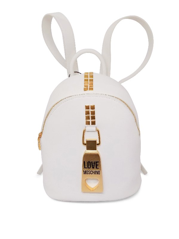 LOVE MOSCHINO: backpacks - Oversized zip backpack