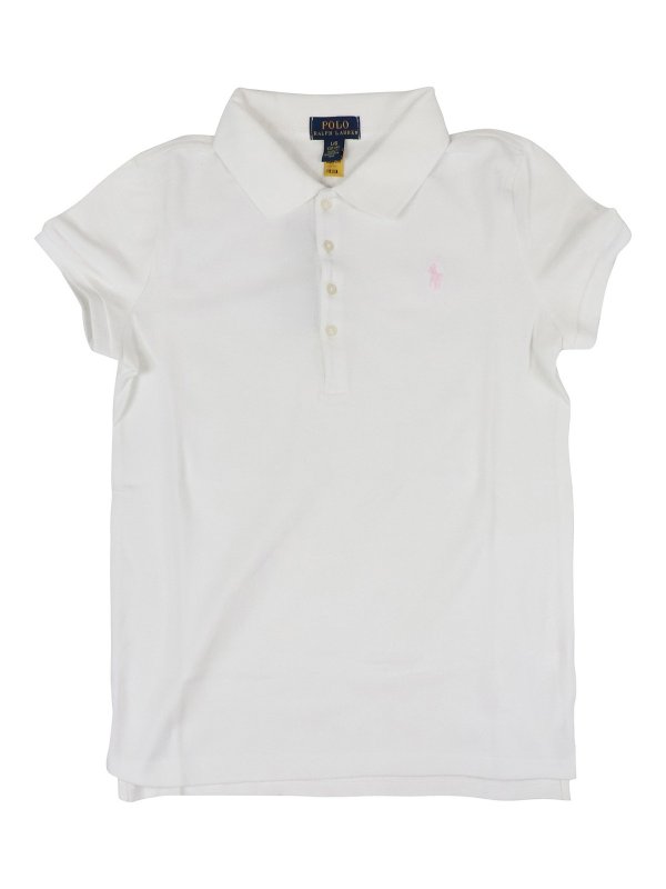 POLO RALPH LAUREN: Poloshirts - Poloshirt - Weiß