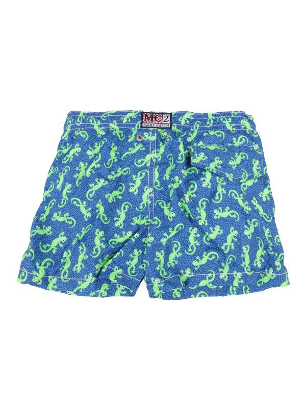 MC2 SAINT BARTH: Swim shorts & swimming trunks online - Lizard print swim trunks