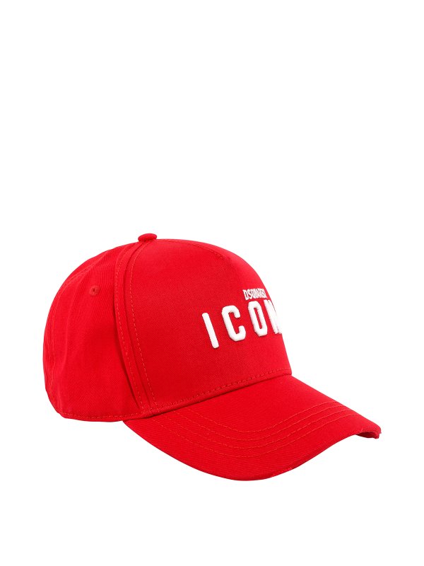 DSQUARED2: hats & caps online - Icon cotton baseball cap