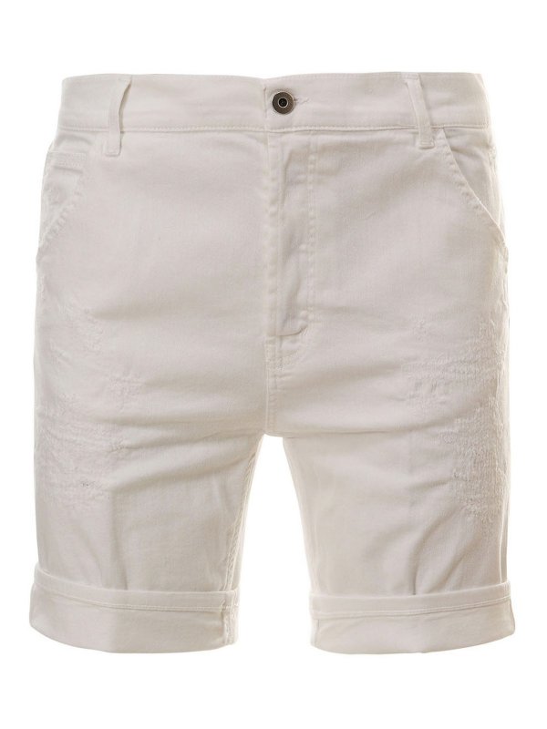DONDUP: トラウザーショーツ - ショートパンツ - 白