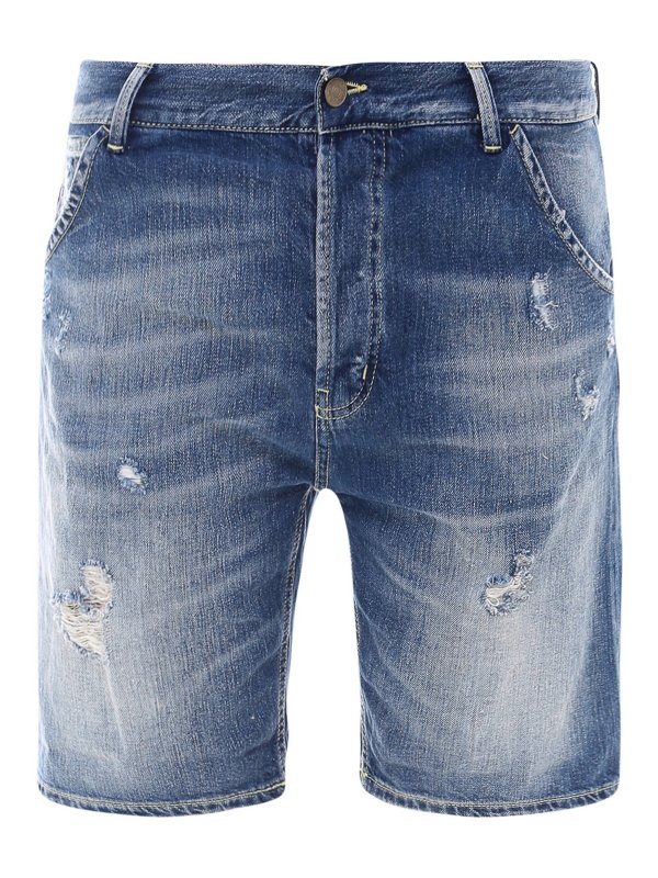 DONDUP: pantaloni shorts - Bermuda in denim