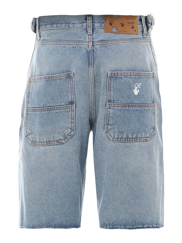 OFF-WHITE: Shorts online - Short - Clair Délavé