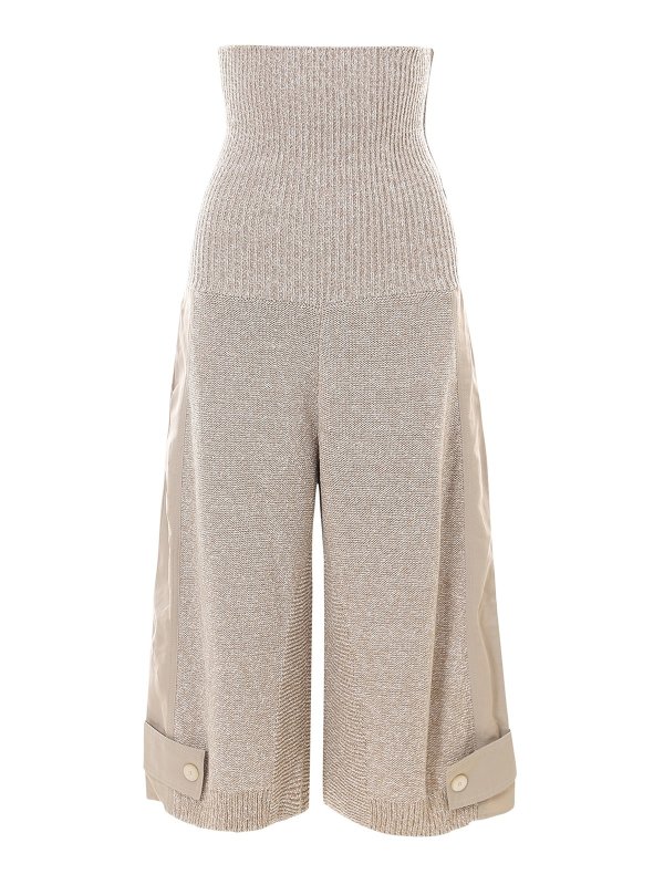 STELLA McCARTNEY: カジュアルトラウザー - カジュアルパンツ - ベージュ