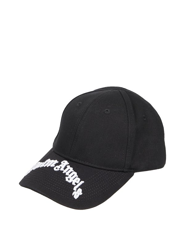 Palm Angels: hats & caps - Logo embroidery cap
