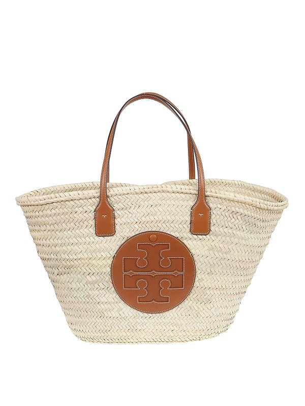 TORY BURCH: totes bags - Ella straw tote