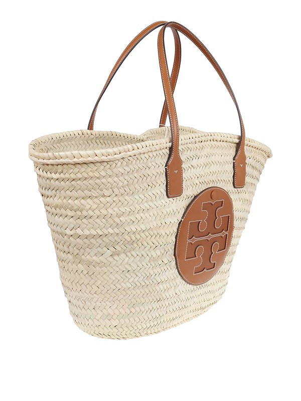 TORY BURCH: totes bags online - Ella straw tote
