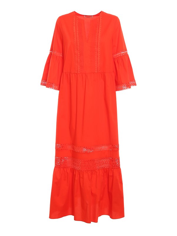 TWINSET: マキシドレス - マキシドレス - 赤