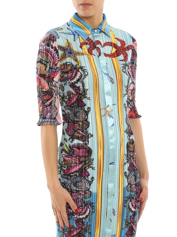 VERSACE buy online Maxikleid - Hellblau