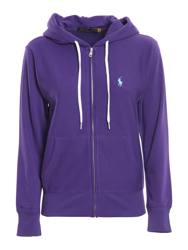 POLO RALPH LAUREN: Sudaderas y suéteres - Sudadera - Púrpura