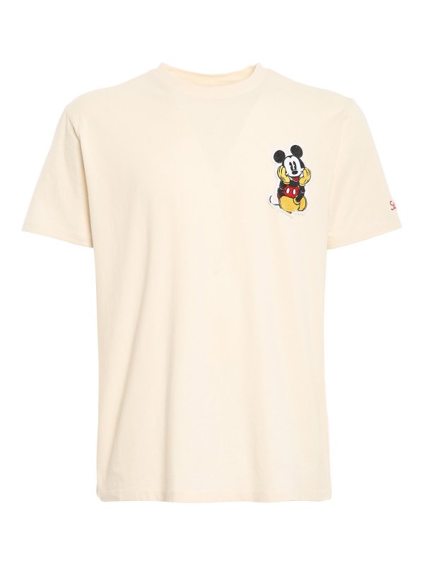 MC2 SAINT BARTH: t-shirts - Mickey Mouse patch T-shirt
