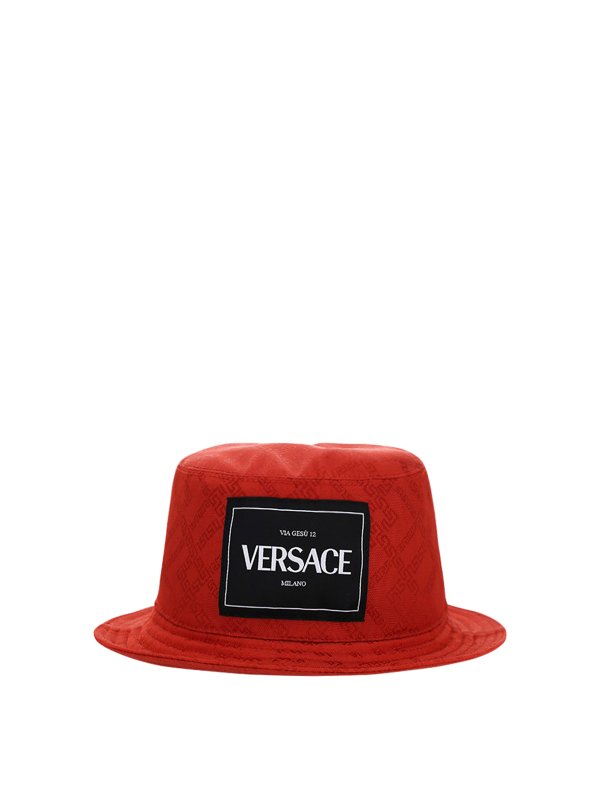 VERSACE: hats & caps - Branded bucket hat