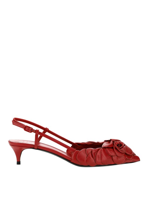 VALENTINO GARAVANI: court shoes - Rose petals sandals