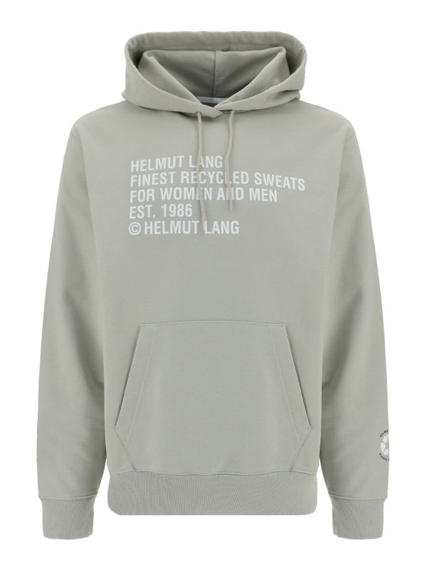 HELMUT LANG: Sweatshirts & Sweaters - Printed hoodie