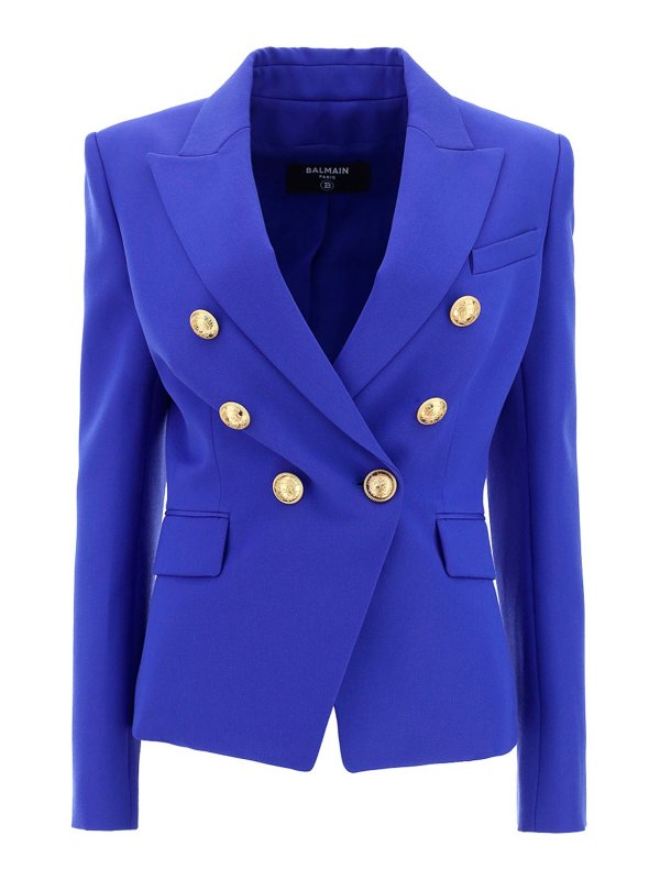 Balmain: Blazer - Blazer - Blau