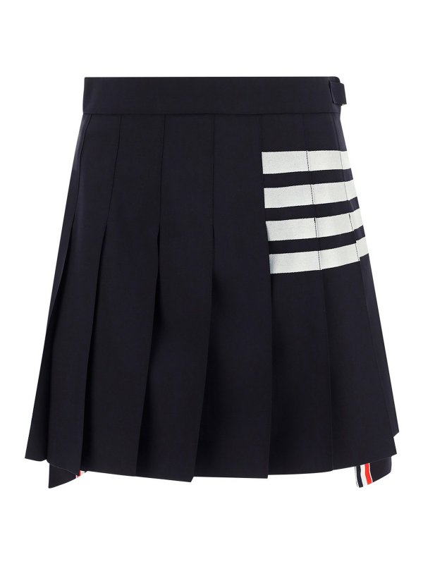 THOM BROWNE: mini skirts - Wool skirt