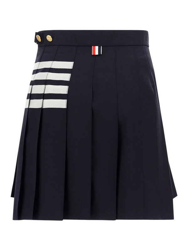THOM BROWNE: mini skirts online - Wool skirt