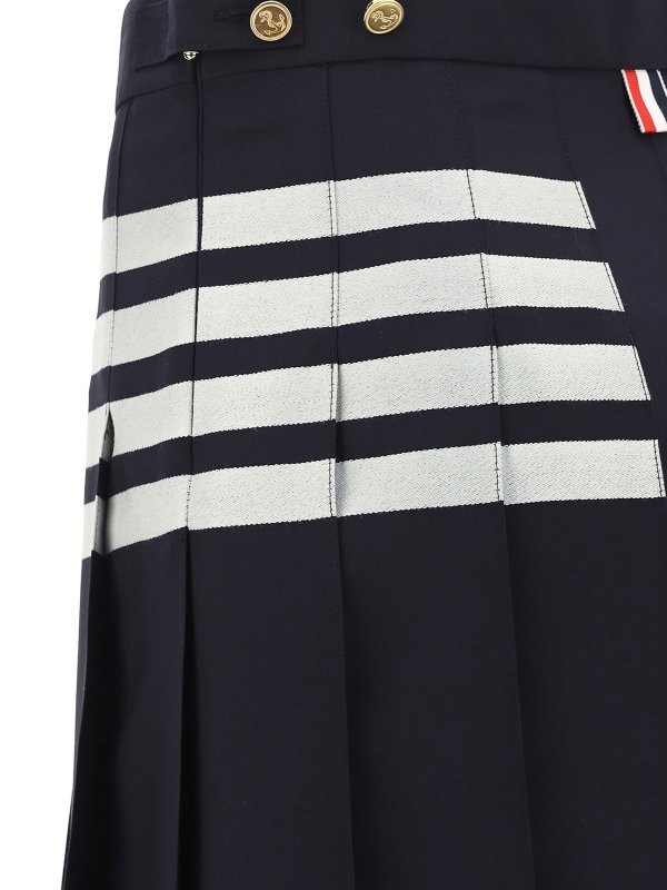 iKRIX THOM BROWNE: mini skirts - Wool skirt