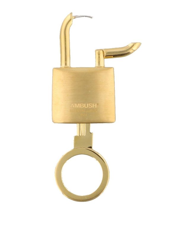 AMBUSH: Earrings online - Bigalvanic single padlock earring