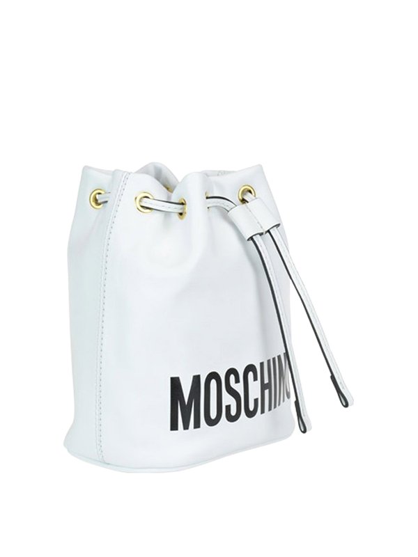 MOSCHINO: Sacs seau  online - Sac Seau - Blanc