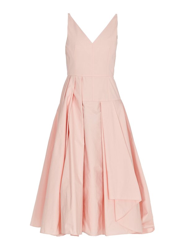 ALEXANDER MCQUEEN: abiti da cocktail - Abito in cotone a balze