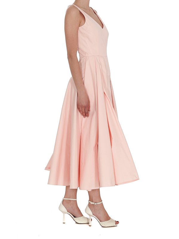 ALEXANDER MCQUEEN: abiti da cocktail online - Abito in cotone a balze
