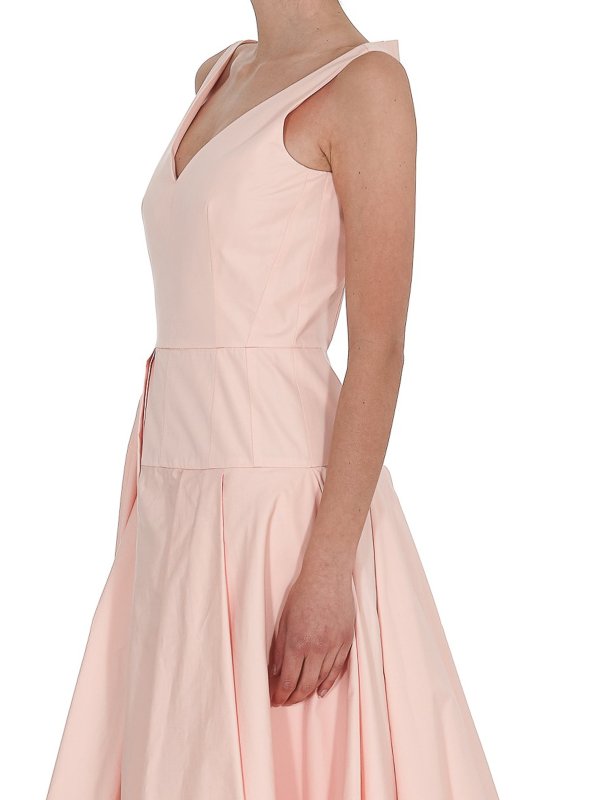 ALEXANDER MCQUEEN buy online Abito in cotone a balze
