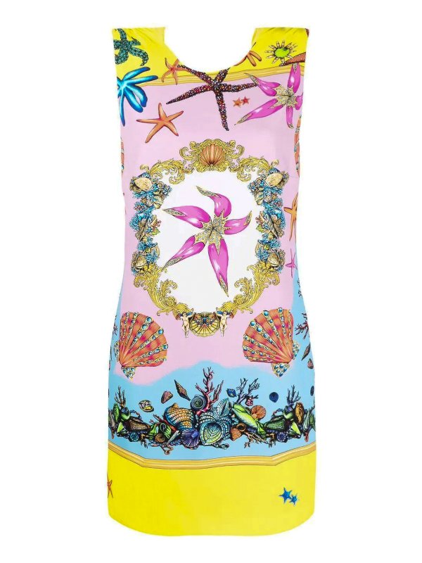 VERSACE: Kurze Kleider - Kurzes Kleid - Bunt