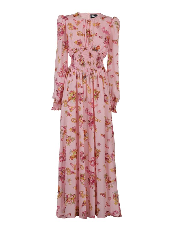 Versace Jeans Couture Vestido Largo Estampado HWA456S0996402