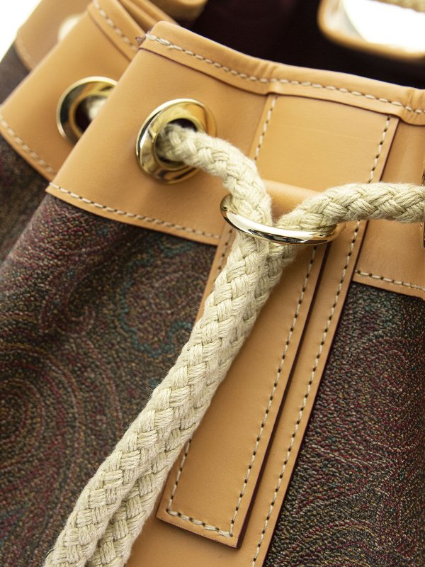 Bucket-Bag - Braun shop online: ETRO
