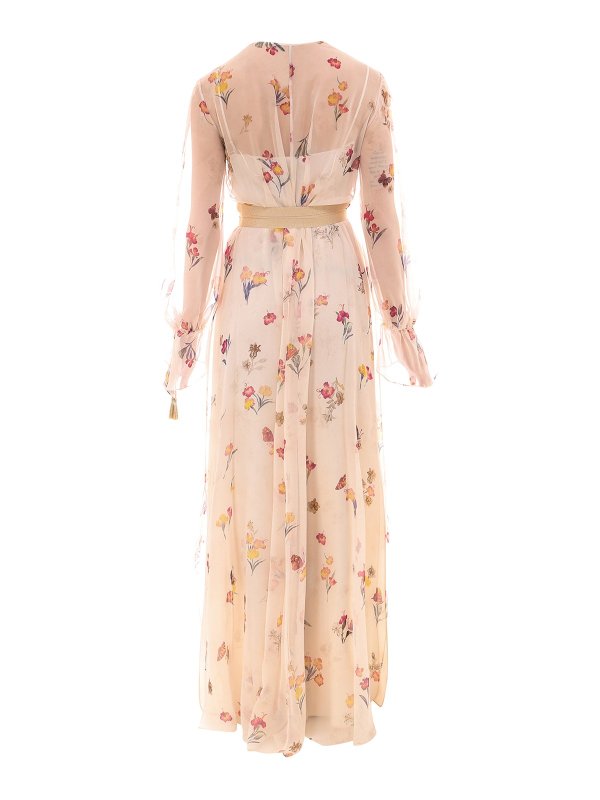 Max Mara: maxi dresses online - Gettone silk maxi dress