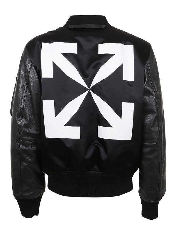 OFF-WHITE: bombers online - Arrows bomber jacket
