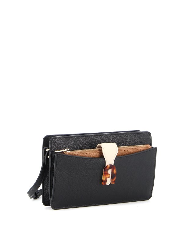 FURLA: cross body bags online - Black Sofia Mini crossbody