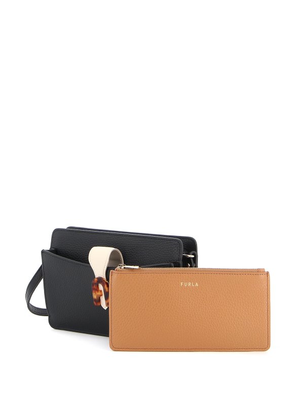 Black Sofia Mini crossbody shop online: FURLA