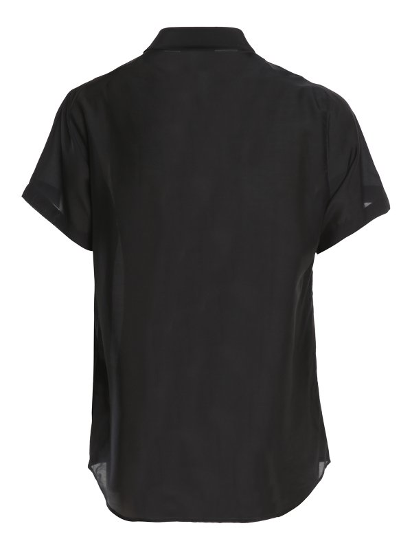 Emporio Armani Modal-silk short sleeve shirt 3K1CB91NWCZ0920