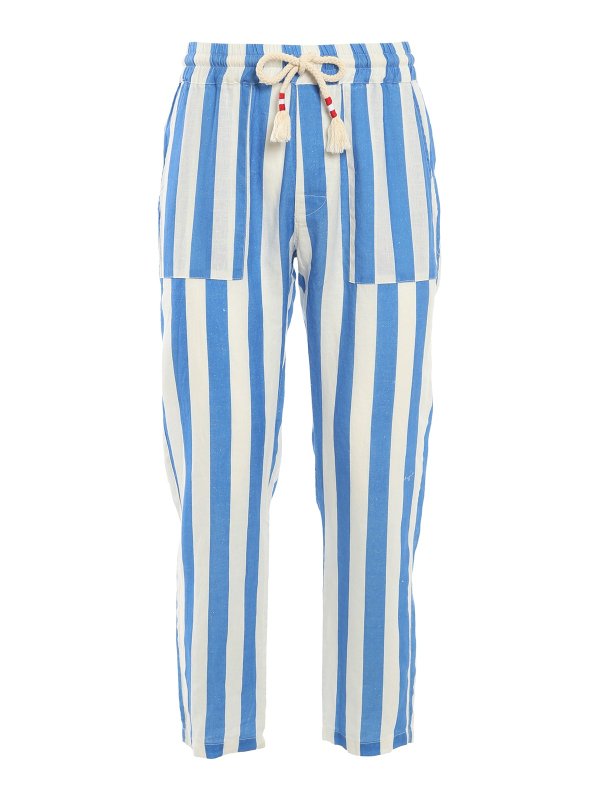 MC2 SAINT BARTH: casual trousers - Striped pants