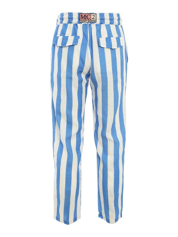 MC2 SAINT BARTH: casual trousers online - Striped pants