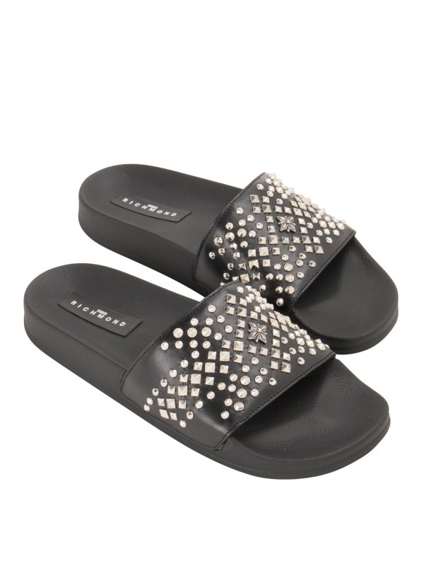 JOHN RICHMOND: sandali online - Sandali con borchie
