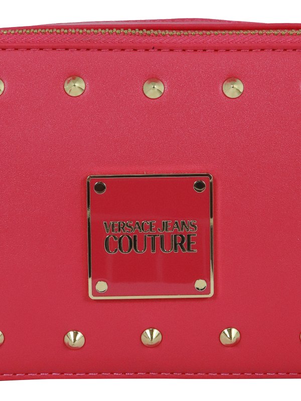 Handbags Versace Jeans Couture Studs Revolution Classic Bag Pink