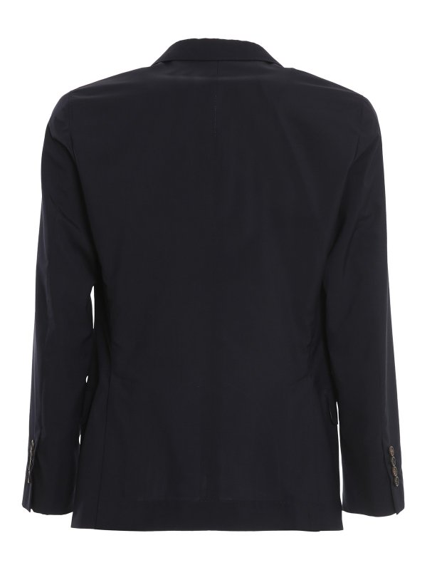 BRUNELLO CUCINELLI: giacche blazer online - Blazer in lana e seta